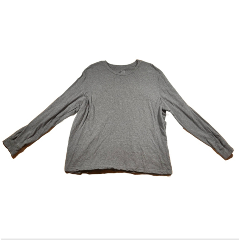 🌷 Men's George Long Sleeve T-Shirt Size L Gray
